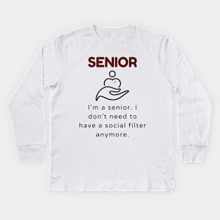 Senior Kids Long Sleeve T-Shirt